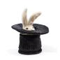 Preview: Folkmanis Fingerpuppe Mini Hase im Hut