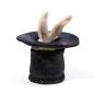 Preview: Folkmanis Fingerpuppe Mini Hase im Hut