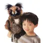 Preview: Folkmanis Handpuppe Eule, bewegliche Augendeckel / Great Horned Owl - 2403