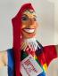 Preview: Scheithauer kariert von GiScha mit Beinen 45cm