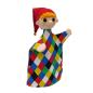 Preview: Kasperle Handspielpuppe von munabo bunt kariert 26cm