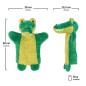 Preview: Krokodil Handspielpuppe von munabo 28cm