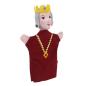 Preview: Königin Handpuppe ART-  Handspielpuppe von munabo 32 cm