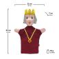 Preview: Königin Handpuppe ART-  Handspielpuppe von munabo 32 cm