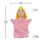Preview: Prinzessin Handpuppe ART-  Handspielpuppe von munabo 33 cm
