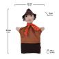 Preview: Räuber Handpuppe ART-  Handspielpuppe von munabo 35 cm