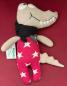 Preview: Kuscheltier Sockentier Krokidil Midi rot/beige von Hickups