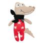 Preview: Kuscheltier Sockentier Krokidil Midi rot/beige von Hickups