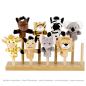 Preview: Fingerpuppen / Fingerpuppenset  Wilde Tiere - goki -