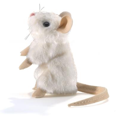 Folkmanis Fingerpuppe Mini weiße Maus