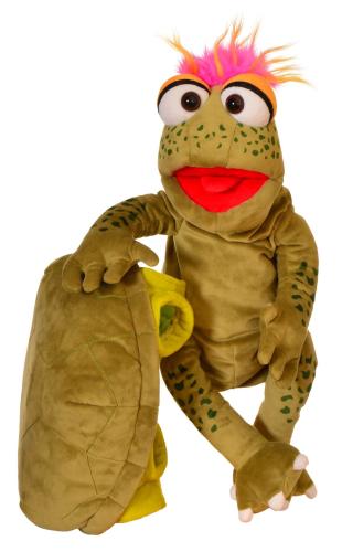 Preview: Living Puppets Handpuppe Sloe Moe Schildkröte  W931