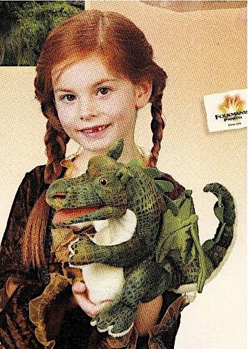 Folkmanis Handpuppe Babydrache - 2886