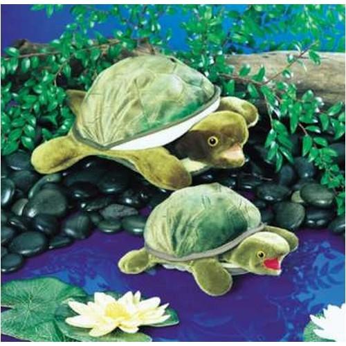 Preview: Folkmanis Handpuppe Kleine Schildkröte - 2521