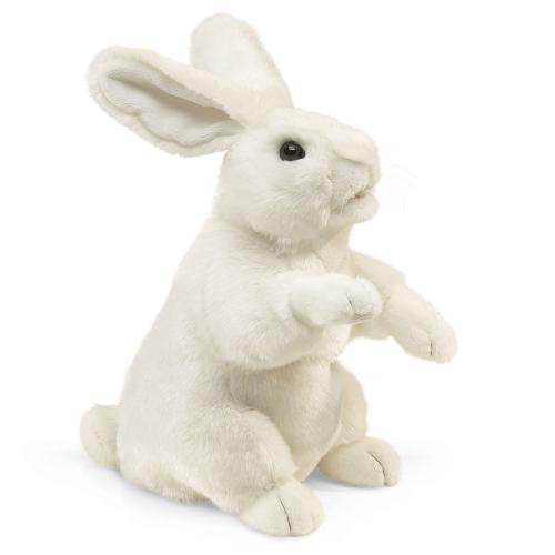 Folkmanis Handpuppe Weißer Hase, stehend - 2868
