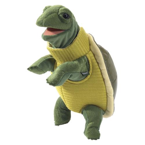 Folkmanis Handpuppe Schildkröte mit Rollkragen - 2881