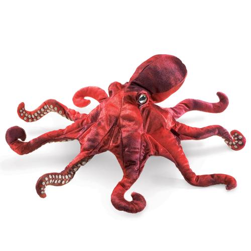 Folkmanis Handpuppe roter Oktopus - 2974