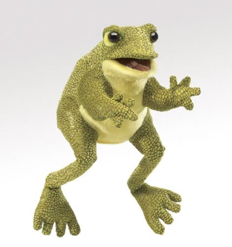 Folkmanis Handpuppe lustiger Frosch - 3033
