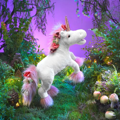 Folkmanis Handpuppe Einhorn / Unicorn  -  3161