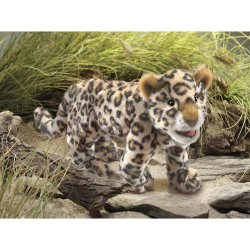 Folkmanis Handpuppe Leoparden Baby - 3176
