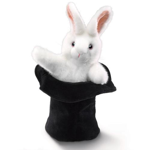 Folkmanis Handpuppe Großer Hase im Hut - 2269