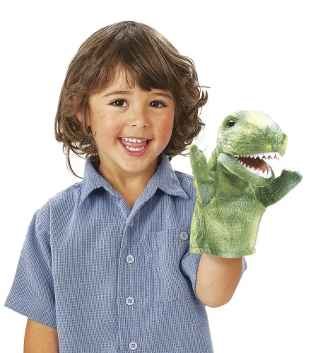 Preview: Folkmanis Handpuppe Kleiner T-Rex / Little T-Rex - 2997