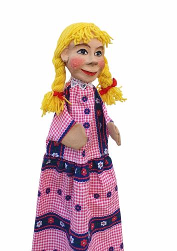 Preview: Gretel blond -  Salzberger Kasperpuppen - RESERVIERT