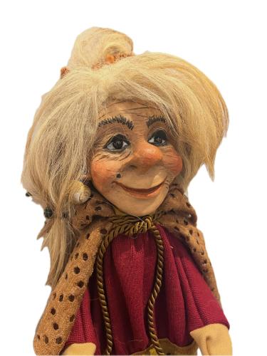 Preview: Troll Frau groß - Salzberger Kasperpuppen