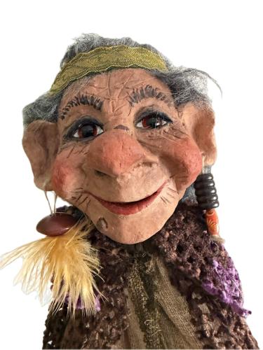 Preview: Troll König groß - Sonderfigur - Salzberger Kasperpuppen