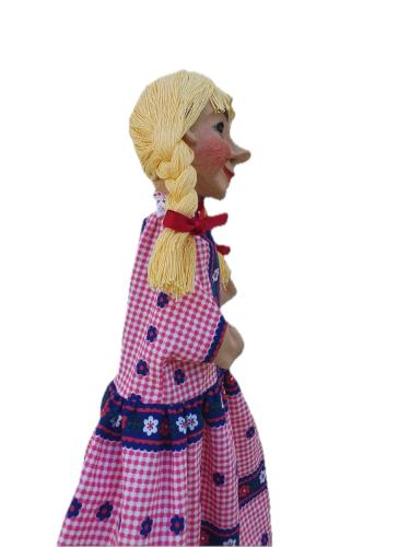 Preview: Gretel blond -  Salzberger Kasperpuppen - RESERVIERT