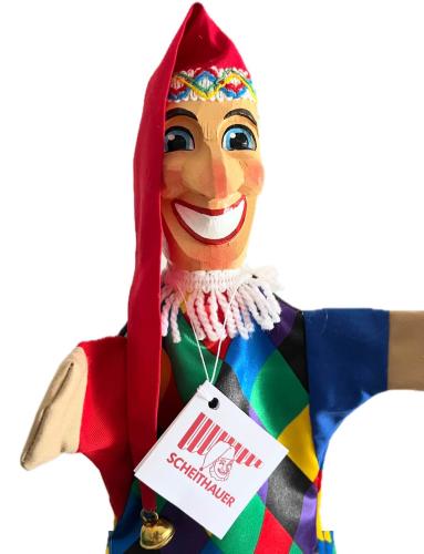 Scheithauer Kasperle bunt kariert 35cm