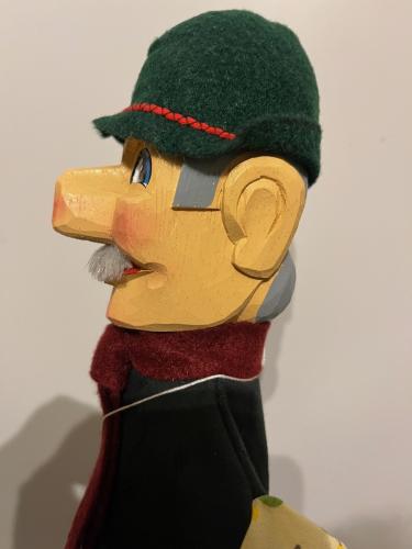 Scheithauer Kasperlefigur  Förster / Großvater 35cm