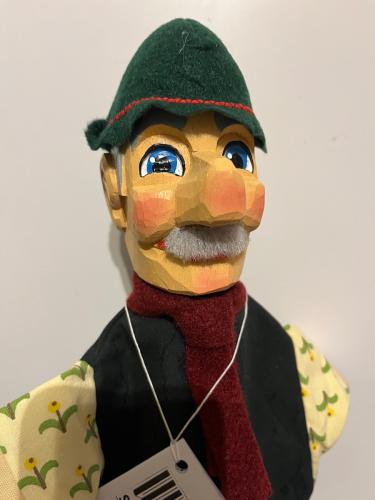 Scheithauer Kasperlefigur  Förster / Großvater 35cm