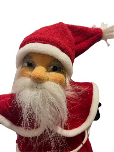 Preview: Original Dresdner Künstlerpuppen - Weihnachtsmann mit Beinen