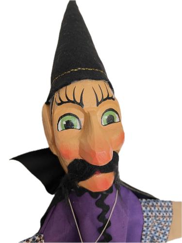 Preview: Scheithauer Kasperlefigur Zauberer 35cm