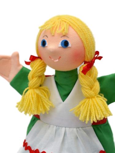 Preview: Gretel Handspielpuppe von munabo 27cm