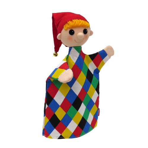 Kasperle Handspielpuppe von munabo bunt kariert 26cm