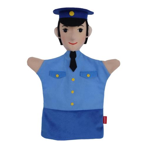 Polizist Handpuppe ART-  Handspielpuppe von munabo 31 cm