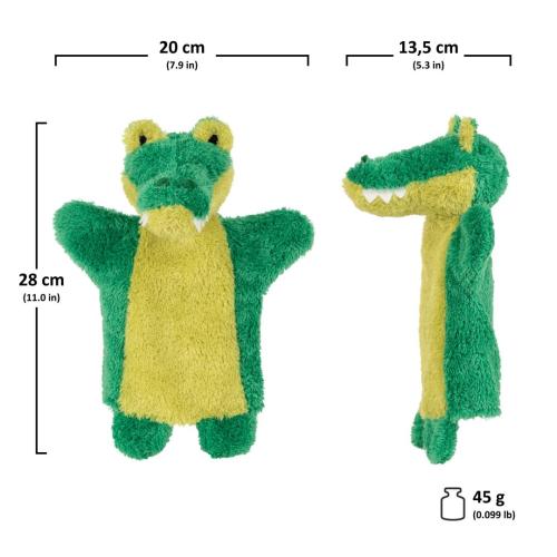 Krokodil Handspielpuppe von munabo 28cm
