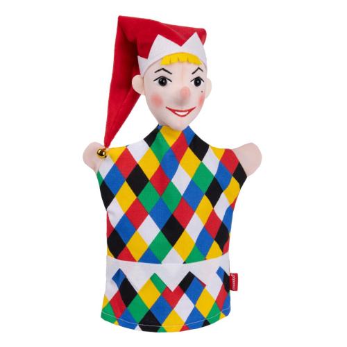 Kasperle Handspielpuppe ART von munabo bunt kariert 32cm
