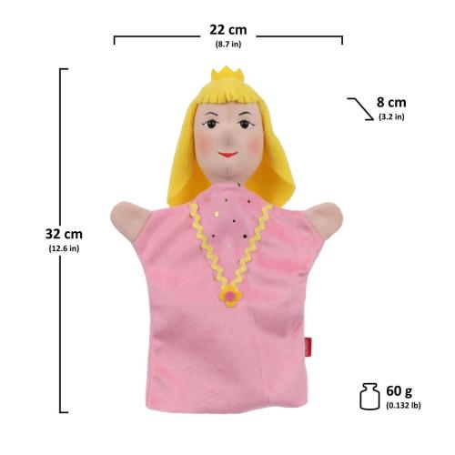 Prinzessin Handpuppe ART-  Handspielpuppe von munabo 33 cm