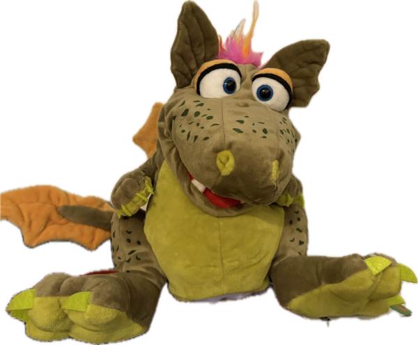 Preview: Living Puppets Handpuppe Rocco der Drache - W932