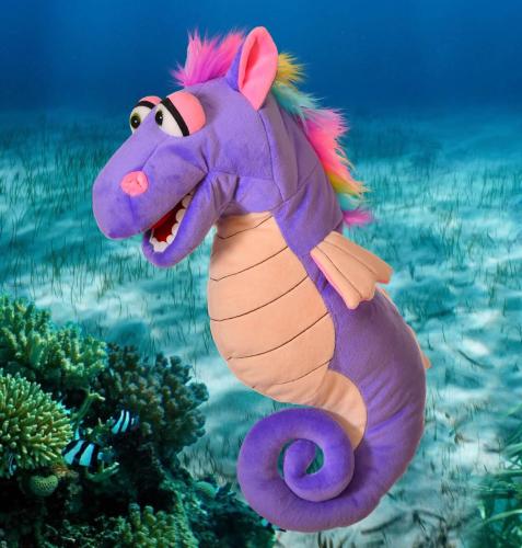 Preview: Living Puppets Handpuppe Törtchen das Seepferdchen -W937