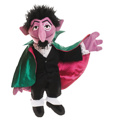 Handpuppe Graf Zahl 65cm