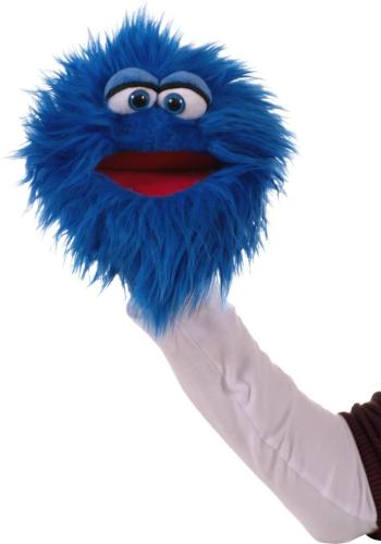 Living Puppets HandLiving Puppets Handpuppe blaues Plappermaul Quackelfritze - W806