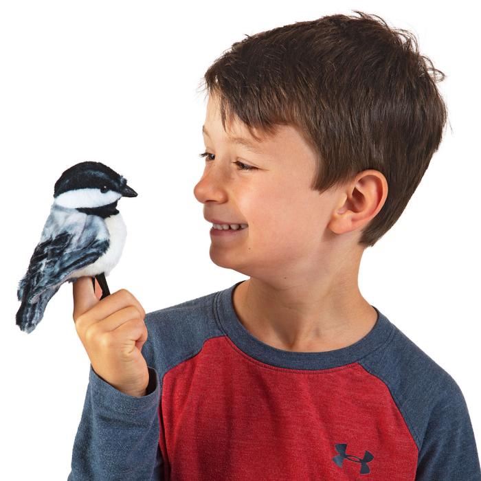 Folkmanis Fingerpuppe Mini Meise Vogel