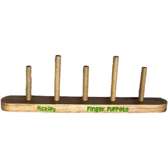 Holzständer für Fingerpuppen von Hickups