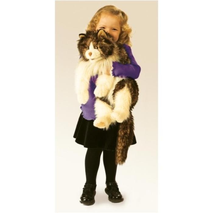 Folkmanis Handpuppe Wuschelige Katze - Ragdoll cat - 2558