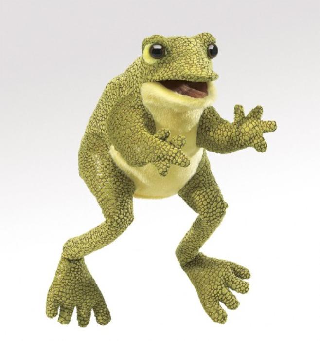 Folkmanis Handpuppe lustiger Frosch - 3033