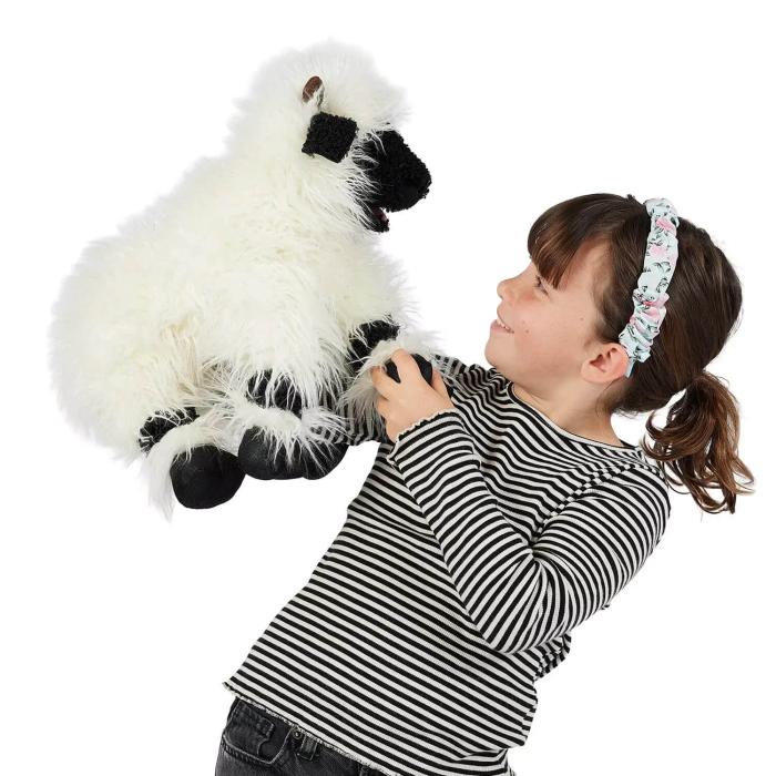 Folkmanis Handpuppe Walliser Schwarznasen Schaf / Valais Blacknose Sheep - 3237
