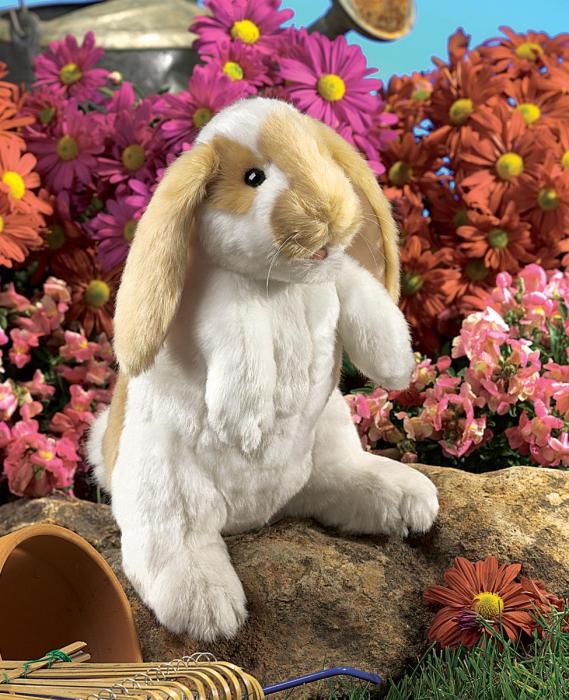 Folkmanis Handpuppe Stehender Hängeohrhase - 2992